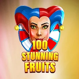 100 Stunning Fruits slot logo by SYNOT Games at Bassbet Casino