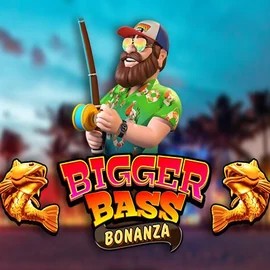 Bigger Bass Bonanza logo by Pragmatic Play at Bassbet Casino