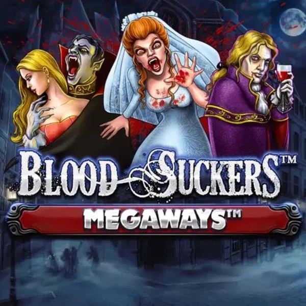 Blood Suckers Megaways slot logo by Red Tiger Gaming at Bassbet Casino