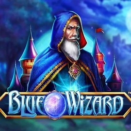 Blue Wizard slot visual from Quickspin available on basssbet.com