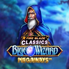 Play Fire Blaze Blue Wizard Megaways slot by Rarestone Gaming on basssbet.com