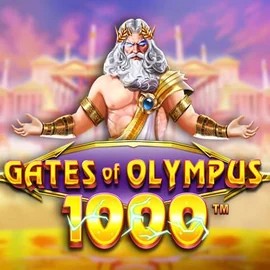 Gates of Olympus 1000 slot logo by Pragmatic Play at Bassbet Casino