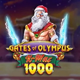 Official Slots logo: Gates of Olympus Xmas 1000 by Pragmatic Play at Bassbet Casino