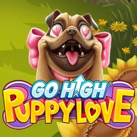 Go High Puppy Love online game logo by RubyPlay on basssbet.com
