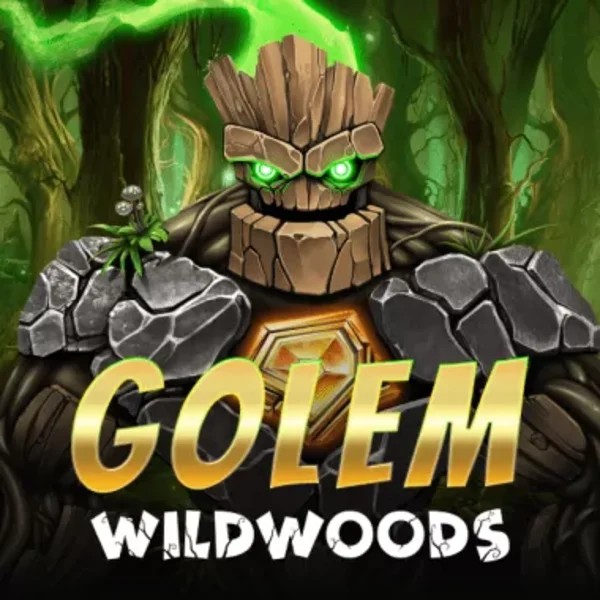 Golem Wildwoods slot logo by BF Games at Bassbet Casino