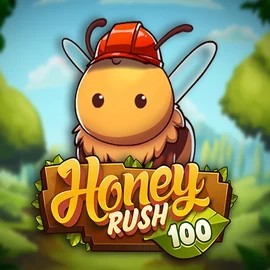 Honey Rush 100 online game logo by Play'n GO on basssbet.com