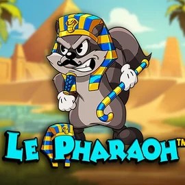 Le Pharaoh online game logo by Hacksaw Gaming on basssbet.com