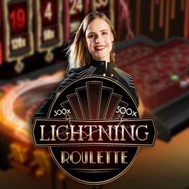 Lightning Roulette logo – Live Casino by Evolution at Bassbet Casino