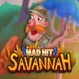 Mad Hit Savannah logo by RubyPlay at Bassbet Casino