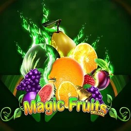 Magic Fruits Deluxe slot logo by Wazdan at Bassbet Casino