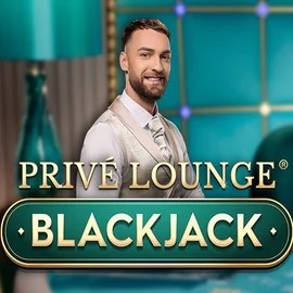 Privé Lounge Blackjack slot logo by Pragmatic Play at Bassbet Casino