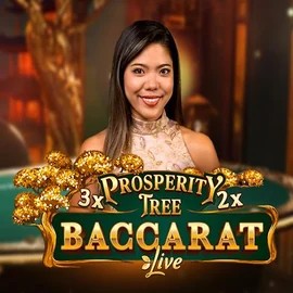 Official Live Casino logo: Prosperity Tree Baccarat by Evolution at Bassbet Casino