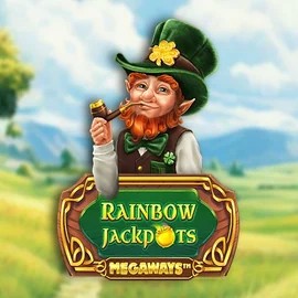 Rainbow Jackpots Megaways game by Red Tiger Gaming – logo hosted on Bassbet Casino