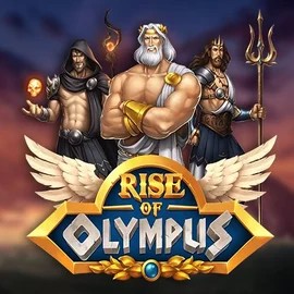 Slots logo of Rise of Olympus from Play'n GO at Bassbet Casino