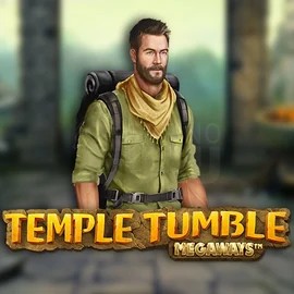 Temple Tumble Megaways slot logo by Relax Gaming at Bassbet Casino