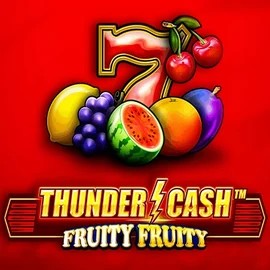 Thunder Cash Fruity Fruity online game logo by Novomatic on basssbet.com