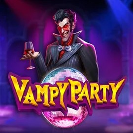 Vampy Party slot logo by Pragmatic Play at Bassbet Casino