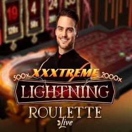 Official Live Casino logo: XXXtreme Lightning Roulette by Evolution at Bassbet Casino